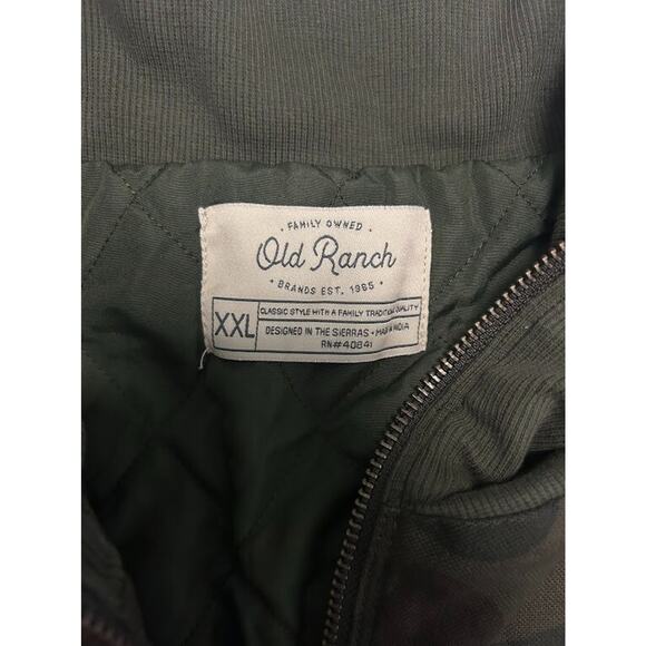 Aventura Old Ranch Woodland Camo Green Brown Full Zip Lined Jacket Mens Sz XXL - Picture 5 of 5